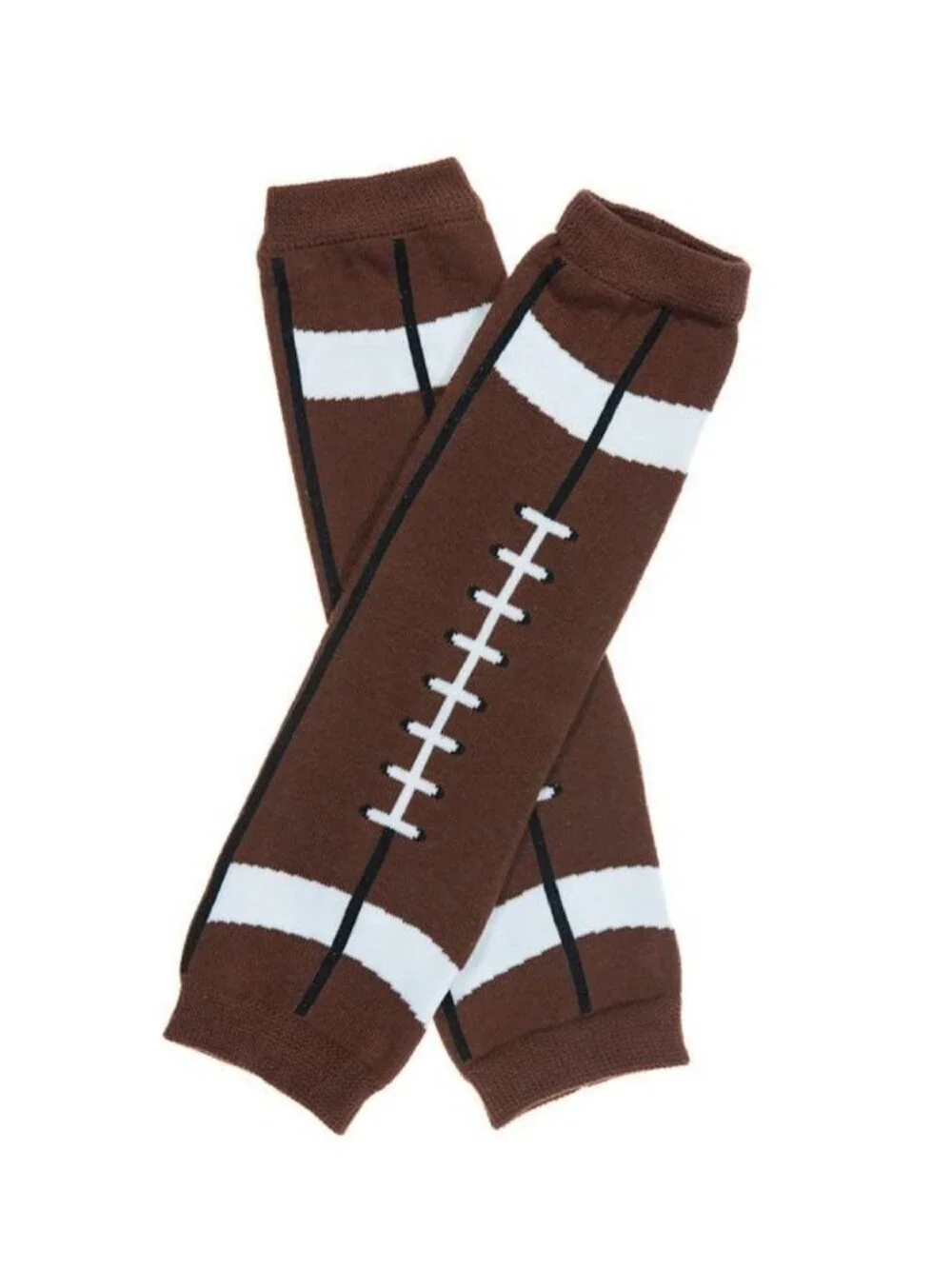Beanie Hat Football Set Crochet Cap Leg Warmers Leggings Baby Boy Girl Knit New